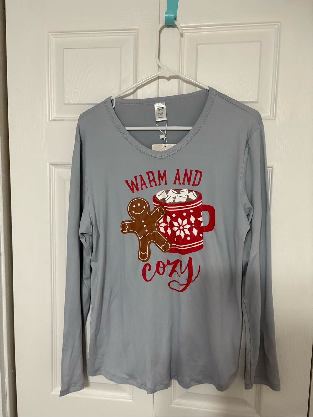 Warm and Cozy Graphic Long Sleeve Tee